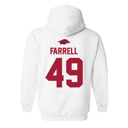 Arkansas - NCAA Baseball : Jackson Farrell - Classic Shersey Hooded Sweatshirt-1
