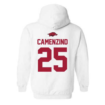 Arkansas - NCAA Softball : Hannah Camenzind - Classic Shersey Hooded Sweatshirt-1