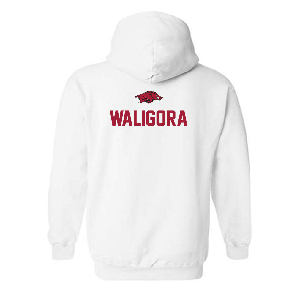 Arkansas - NCAA Women's Gymnastics : Mati Waligora - Classic Shersey Hooded Sweatshirt-1