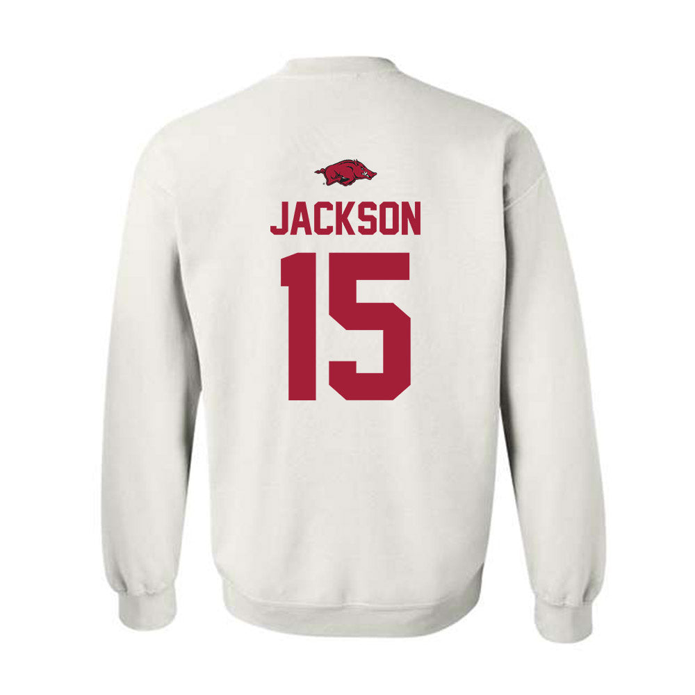 Arkansas - NCAA Women's Volleyball : Courtney Jackson - Classic Shersey Crewneck Sweatshirt-1