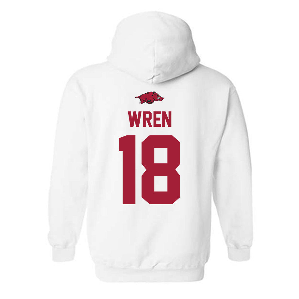 Arkansas - NCAA Women's Soccer : Avery Wren - Classic Shersey Hooded Sweatshirt-1