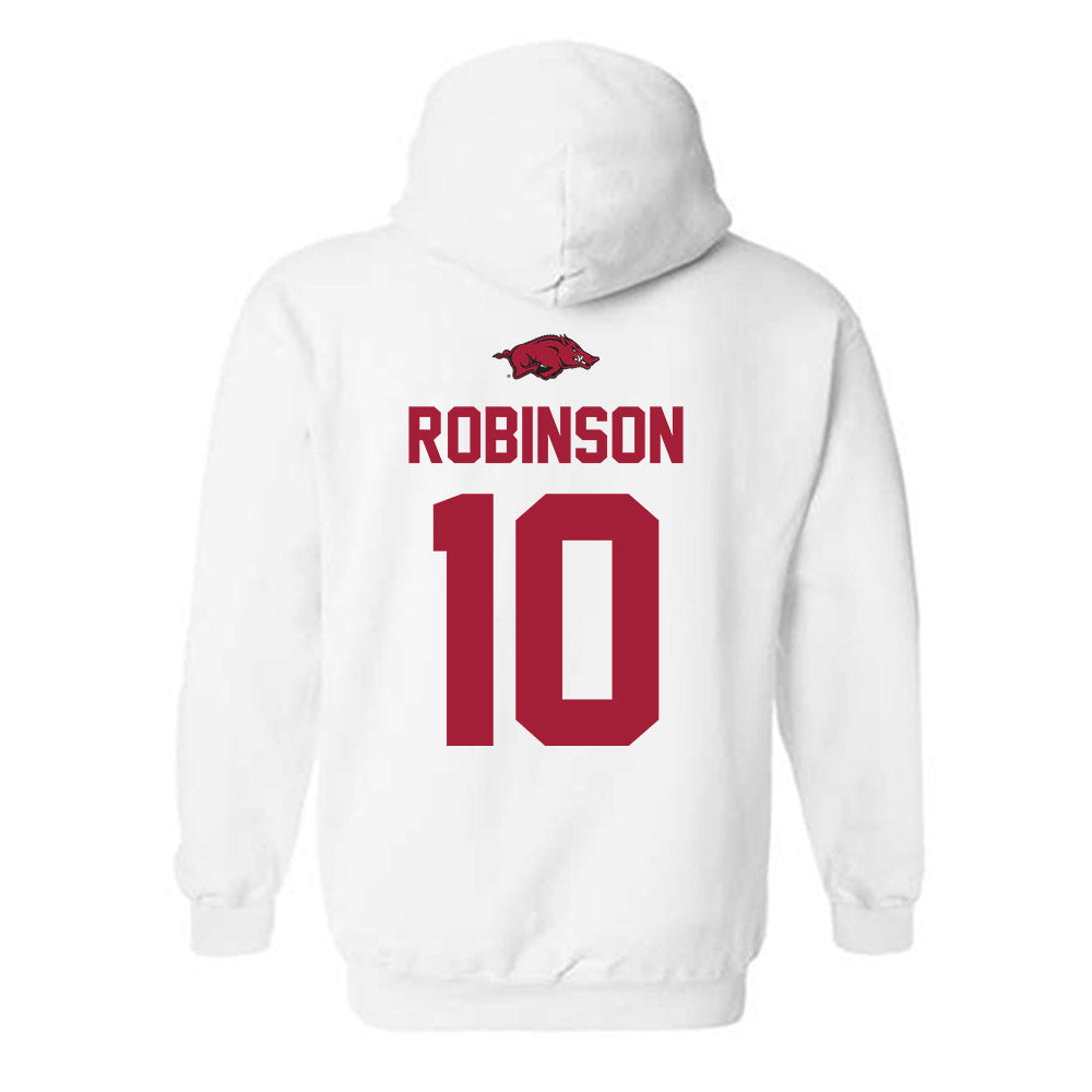 Arkansas - NCAA Women's Soccer : Anaiyah Robinson - Classic Shersey Hooded Sweatshirt-1