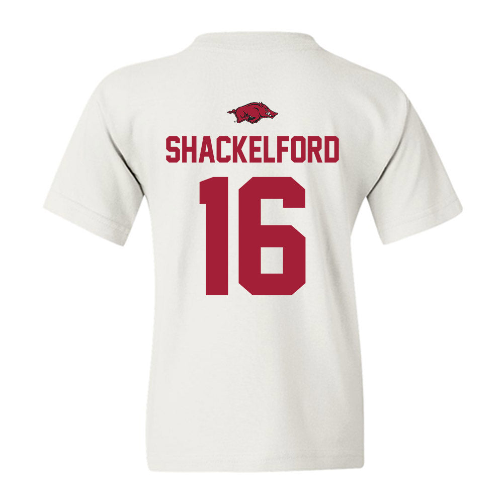 Arkansas - NCAA Women's Soccer : Audrey Shackelford - Classic Shersey Youth T-Shirt-1