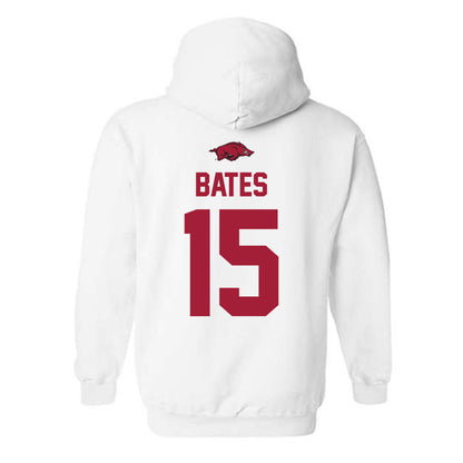 Arkansas - NCAA Women's Basketball : Jada Bates - Classic Shersey Hooded Sweatshirt-1