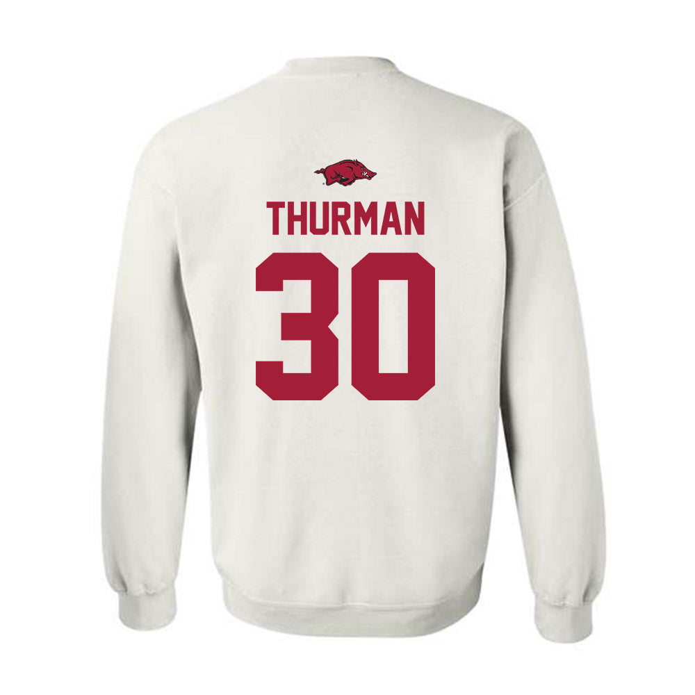 Arkansas - NCAA Women's Volleyball : Romani Thurman - Classic Shersey Crewneck Sweatshirt-1