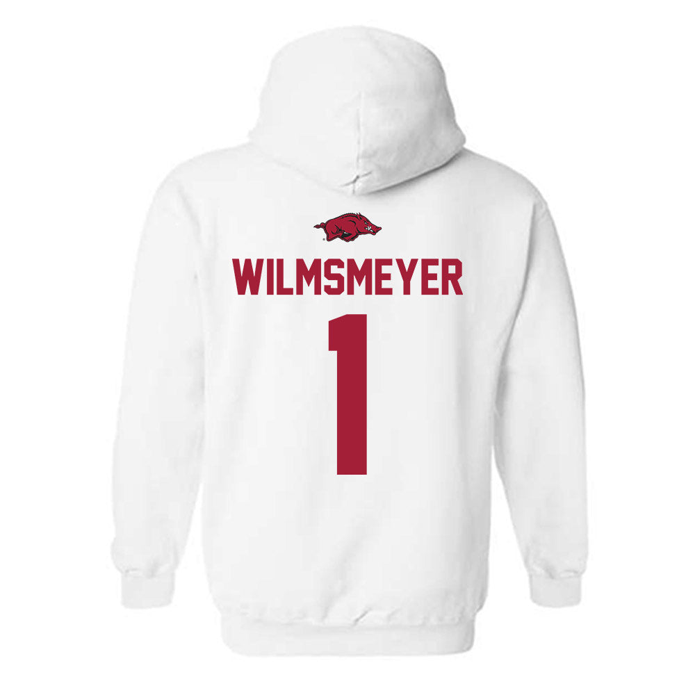 Arkansas - NCAA Baseball : Ty Wilmsmeyer - Classic Shersey Hooded Sweatshirt-1