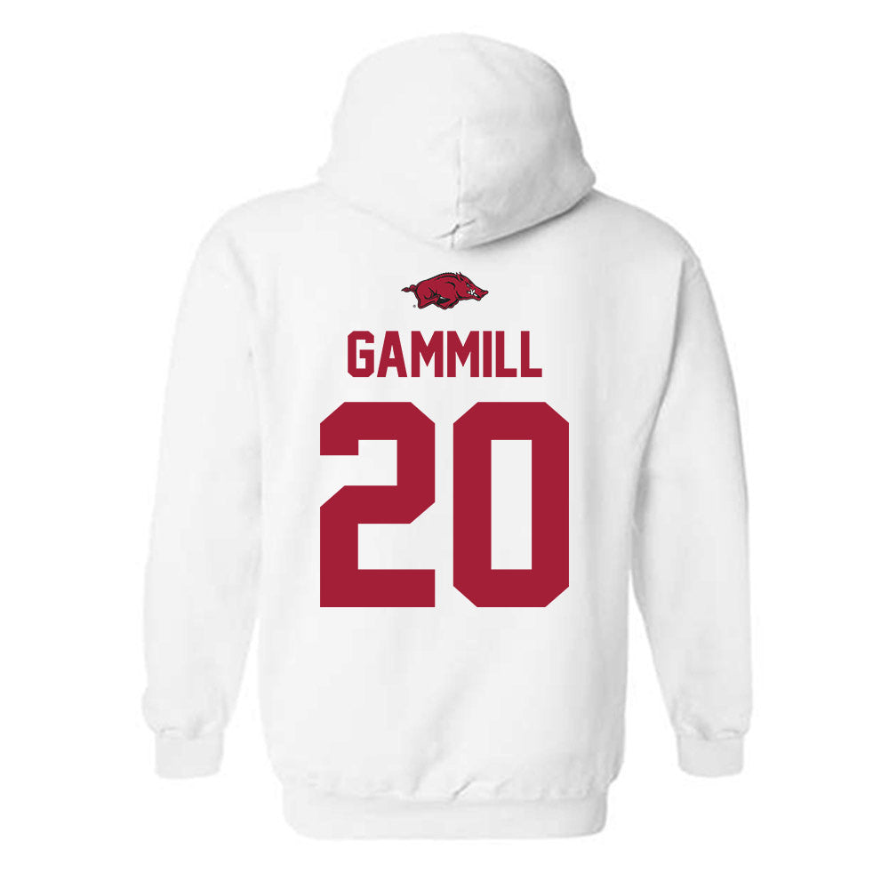 Arkansas - NCAA Softball : Hannah Gammill - Classic Shersey Hooded Sweatshirt-1