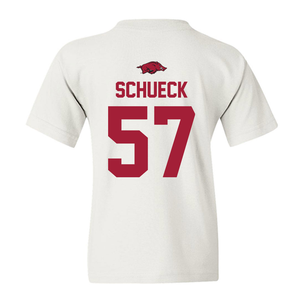 Arkansas - NCAA Football : Thomas Schueck - Classic Shersey Youth T-Shirt-1