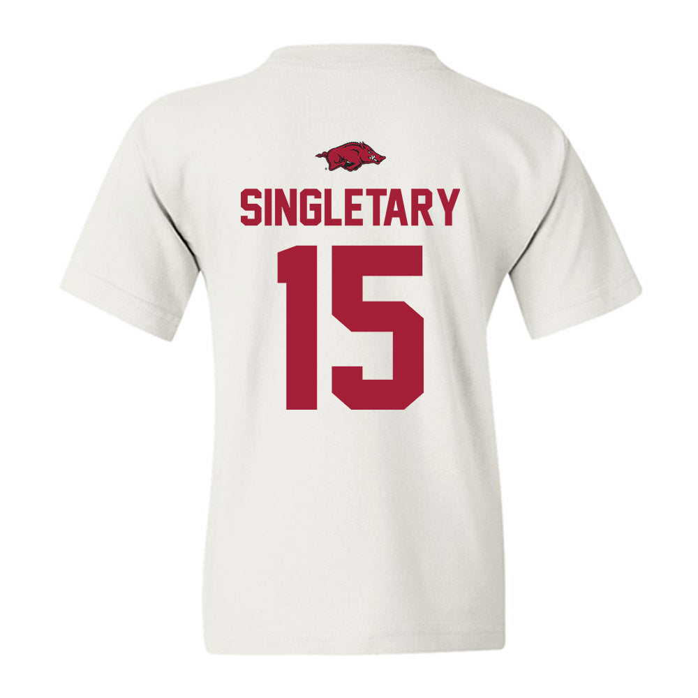 Arkansas - NCAA Football : Jaheim Singletary - Classic Shersey Youth T-Shirt-1