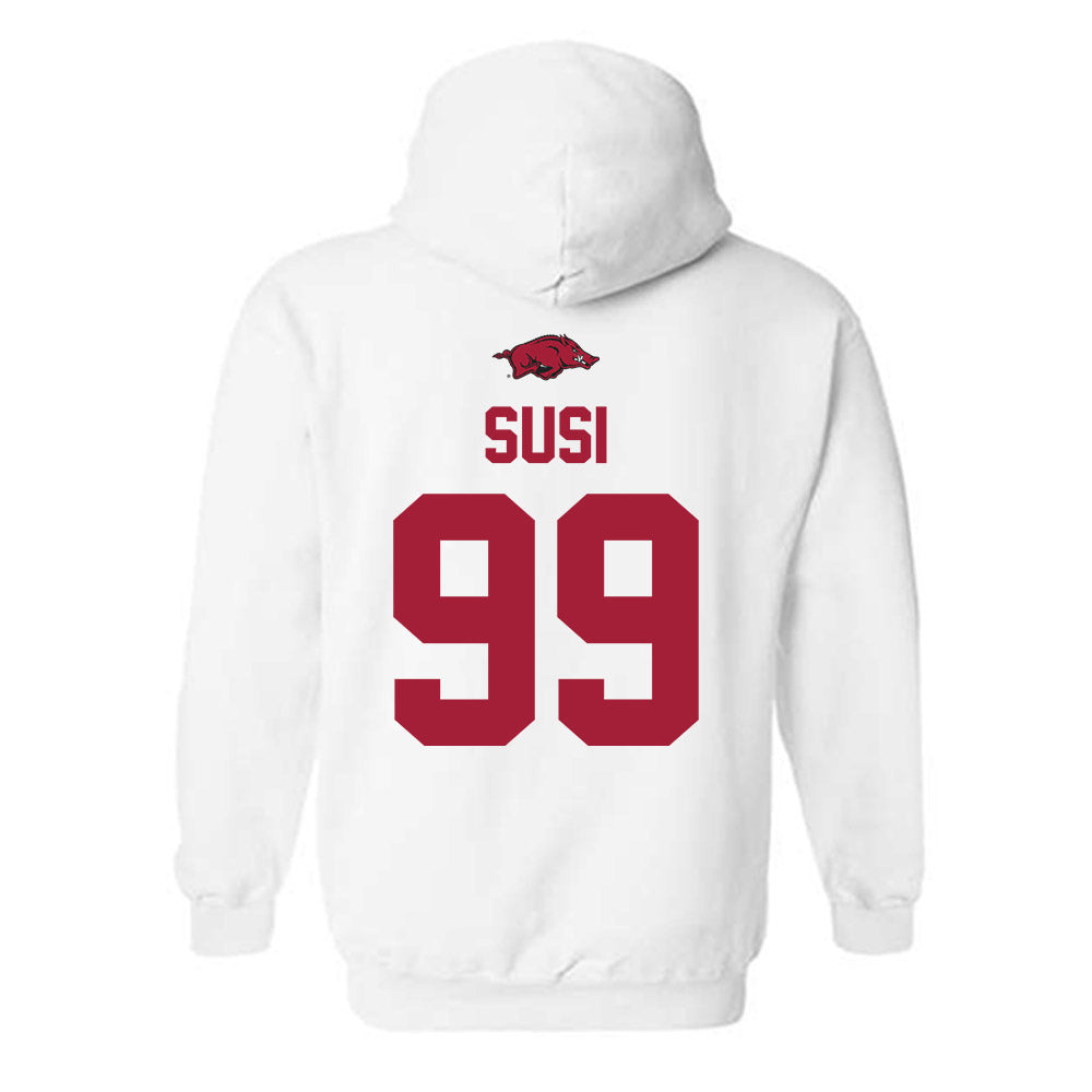 Arkansas - NCAA Women's Soccer : Zoe Susi - Classic Shersey Hooded Sweatshirt-1