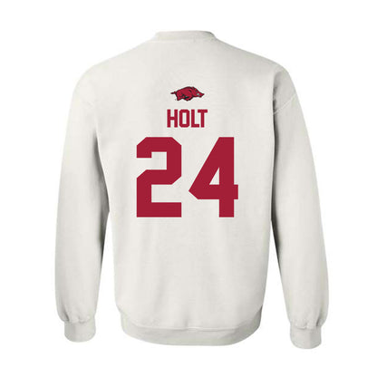 Arkansas - NCAA Baseball : Peyton Holt - Classic Shersey Crewneck Sweatshirt-1