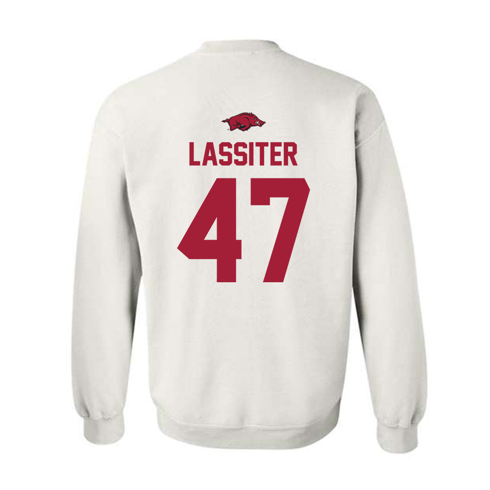 Arkansas - NCAA Football : Maddox Lassiter - Classic Shersey Crewneck Sweatshirt-1