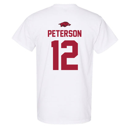 Arkansas - NCAA Baseball : Elliott Peterson - Classic Shersey T-Shirt-1