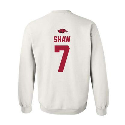 Arkansas - NCAA Football : Bradley Shaw - Classic Shersey Crewneck Sweatshirt-1