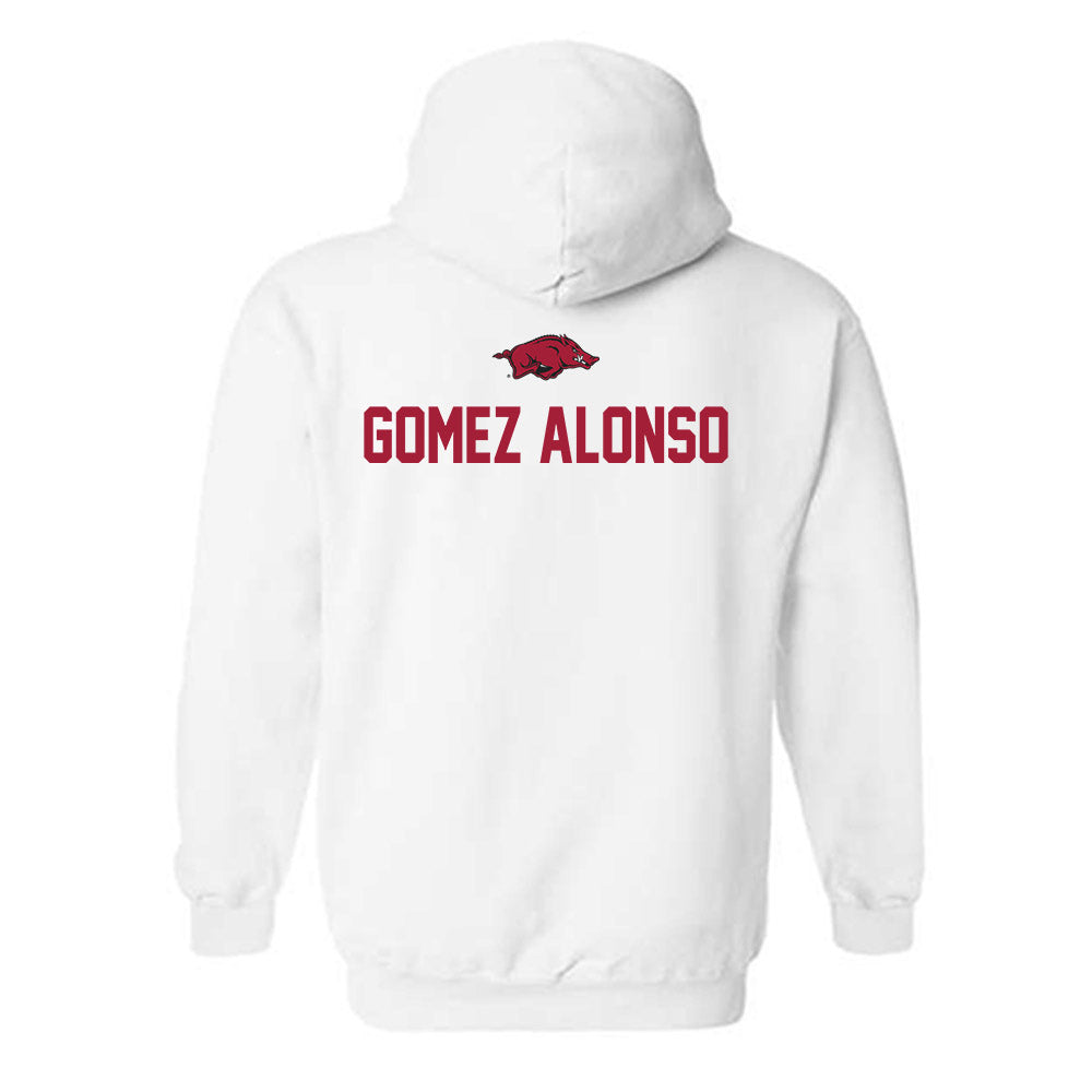 Arkansas - NCAA Women's Tennis : Carolina Gomez Alonso - Classic Shersey Hooded Sweatshirt-1