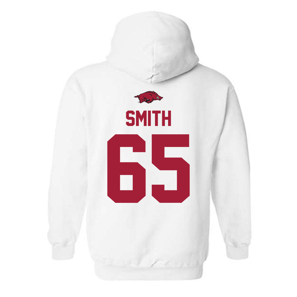 Arkansas - NCAA Football : Aaron Smith - Classic Shersey Hooded Sweatshirt-1