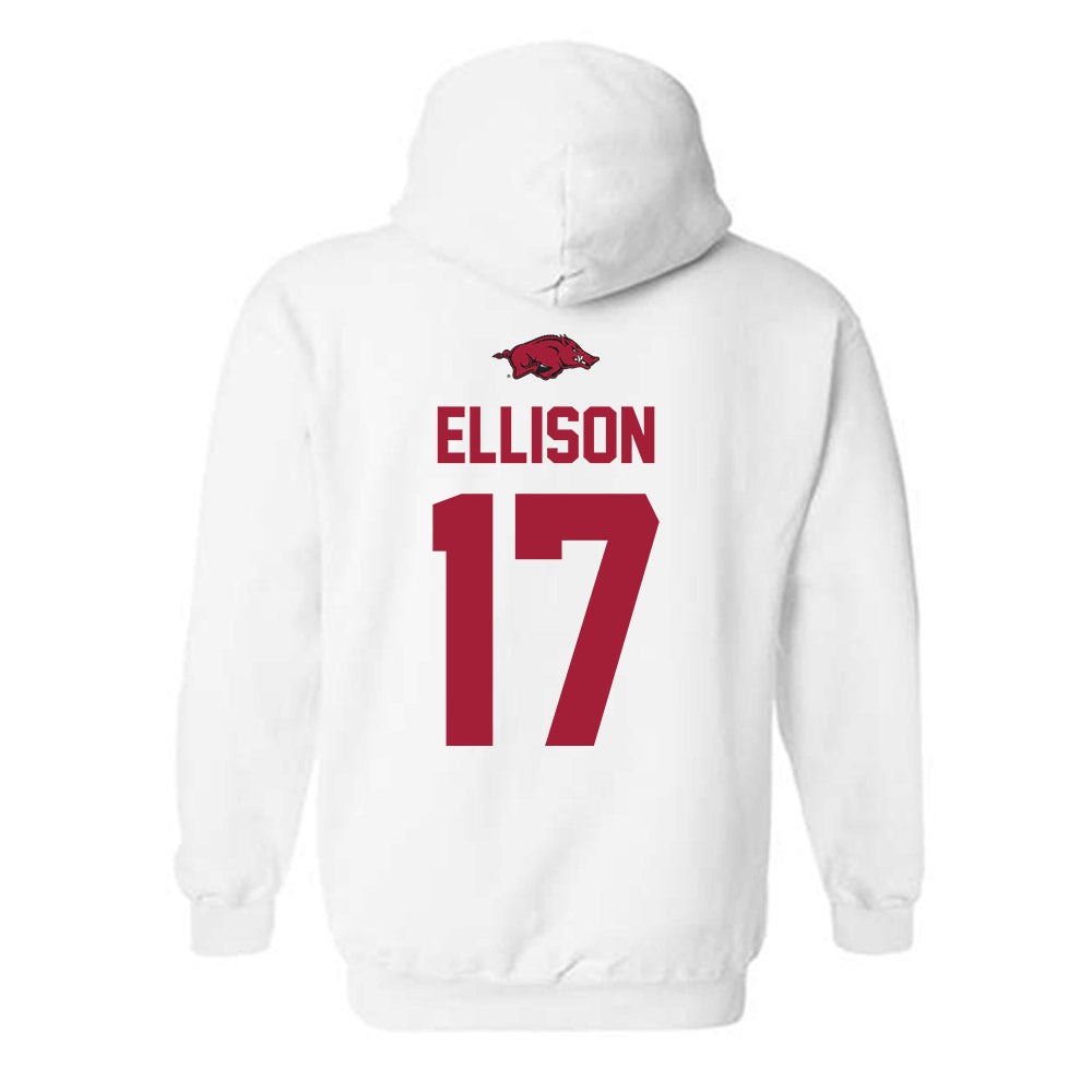 Arkansas - NCAA Women's Volleyball : Skylar Ellison - Classic Shersey Hooded Sweatshirt-1