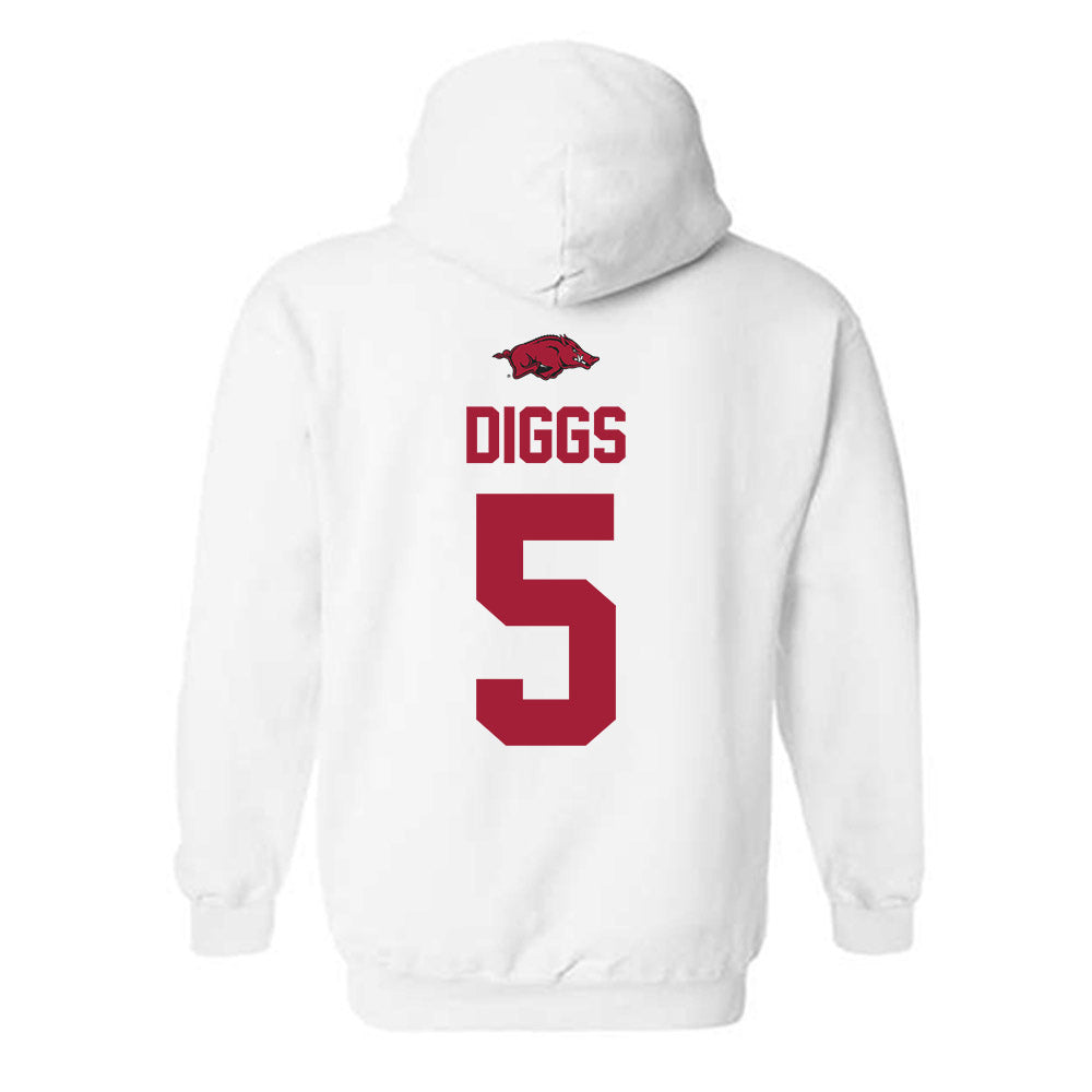 Arkansas - NCAA Baseball : Kendall Diggs - Classic Shersey Hooded Sweatshirt-1