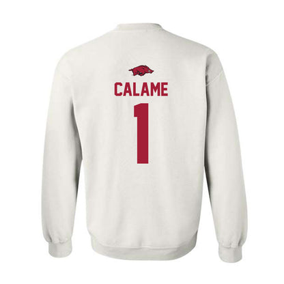 Arkansas - NCAA Women's Volleyball : Avery Calame - Classic Shersey Crewneck Sweatshirt-1