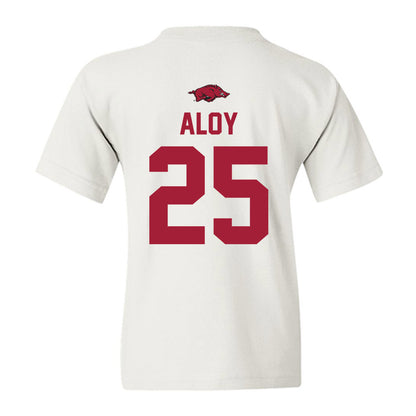 Arkansas - NCAA Baseball : Kuhio Aloy - Classic Shersey Youth T-Shirt-1