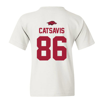 Arkansas - NCAA Football : Walker Catsavis - Classic Shersey Youth T-Shirt-1