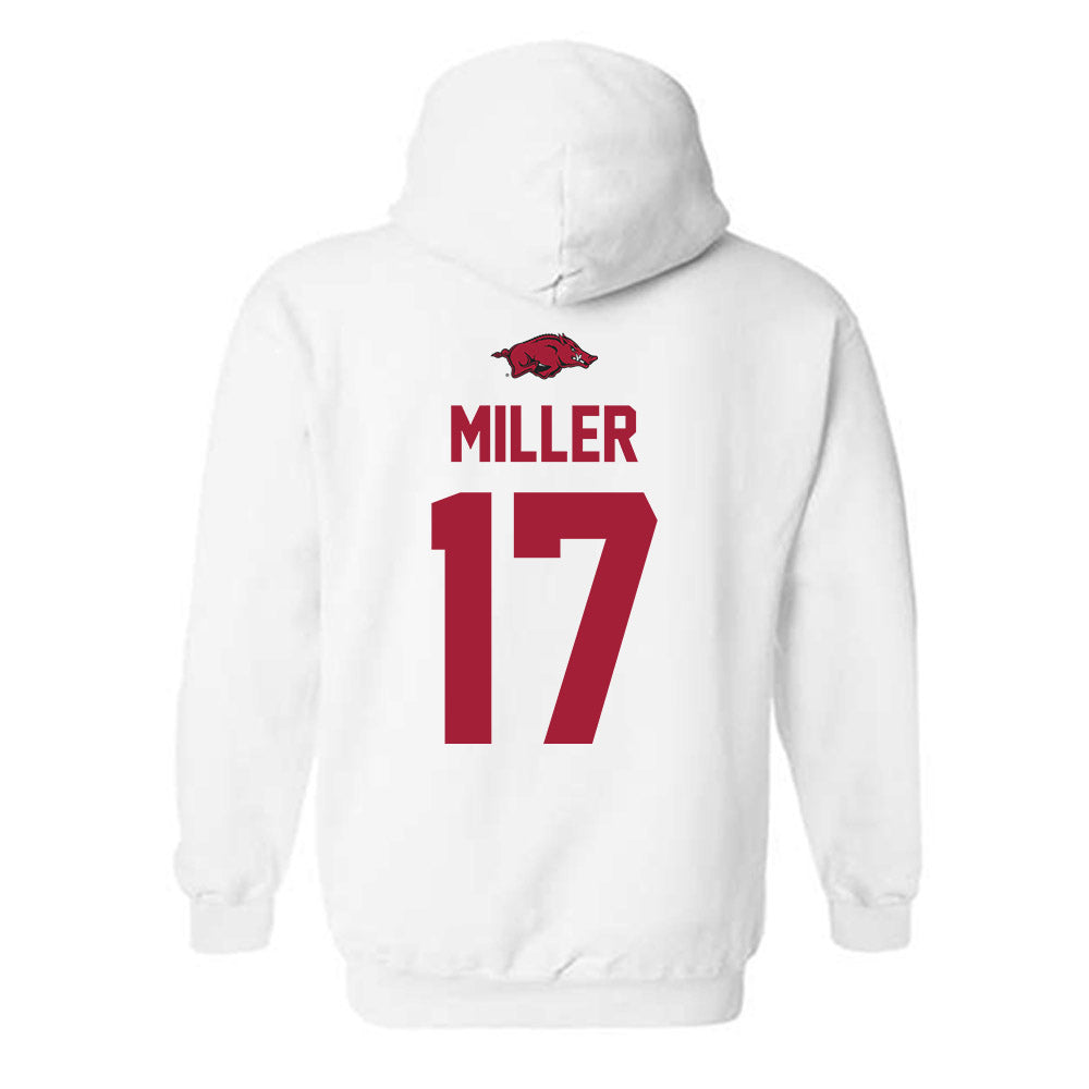 Arkansas - NCAA Softball : Kennedy Miller - Classic Shersey Hooded Sweatshirt-1