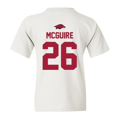 Arkansas - NCAA Baseball : Tate McGuire - Classic Shersey Youth T-Shirt-1