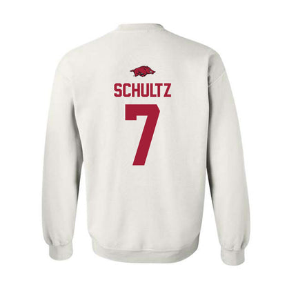 Arkansas - NCAA Women's Soccer : Macy Schultz - Classic Shersey Crewneck Sweatshirt-1