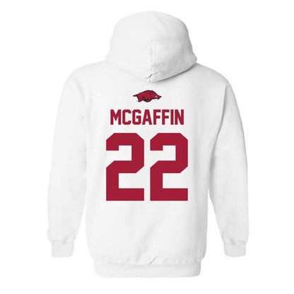 Arkansas - NCAA Softball : Nikki McGaffin - Classic Shersey Hooded Sweatshirt-1