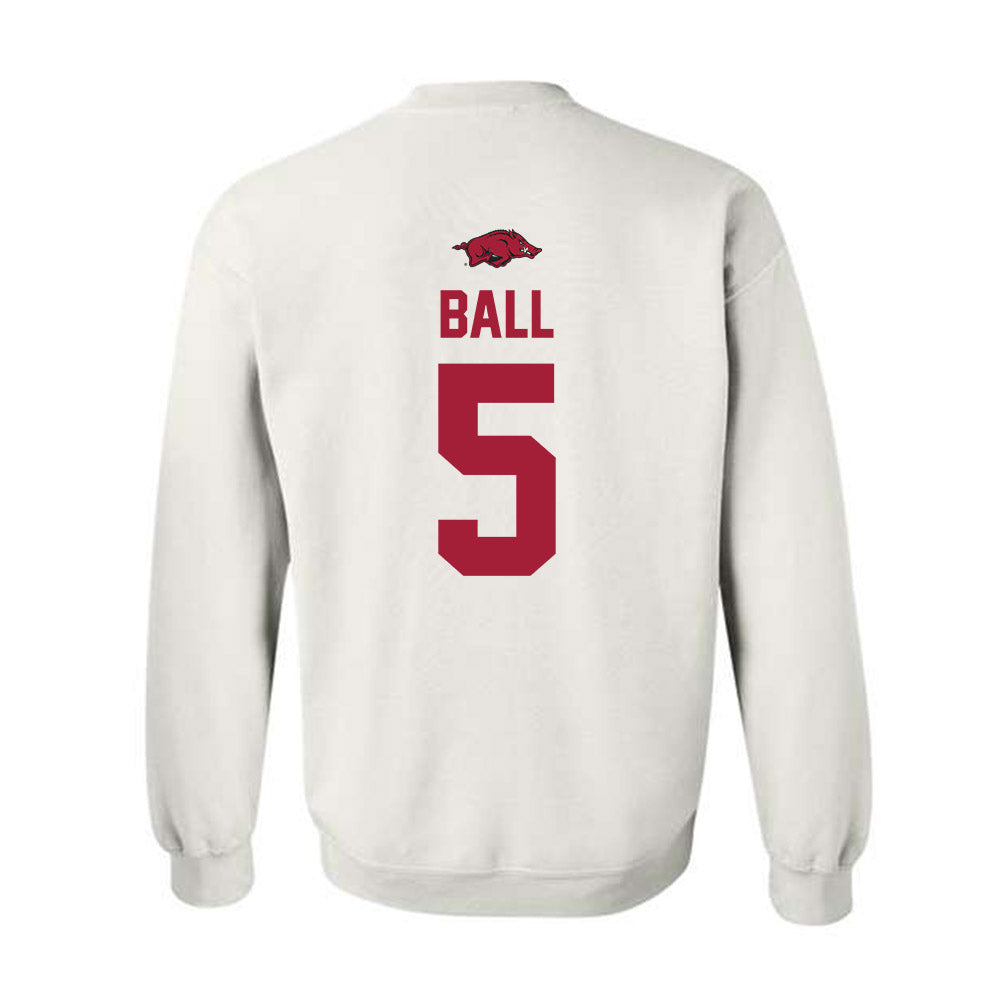 Arkansas - NCAA Football : Cameron Ball - Classic Shersey Crewneck Sweatshirt-1