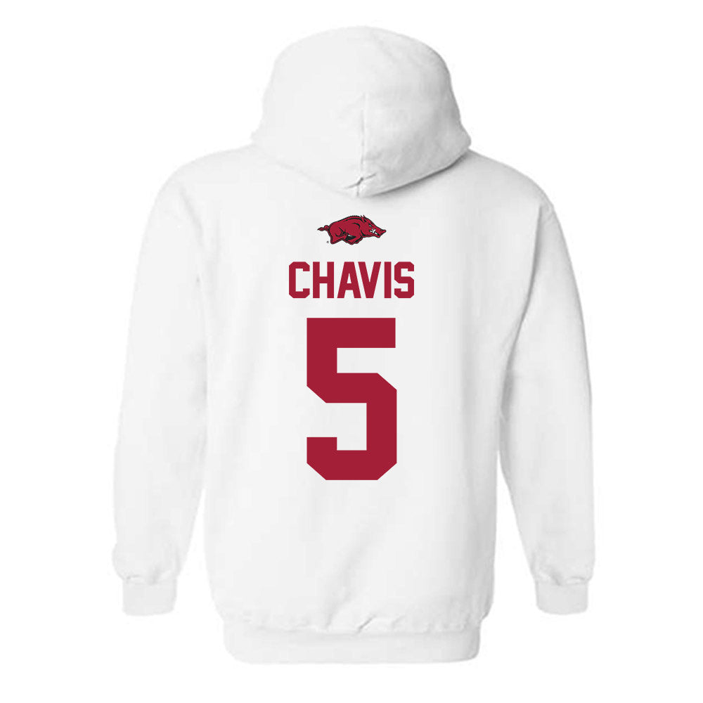 Arkansas - NCAA Men's Basketball : Cash Chavis - Hooded Sweatshirt