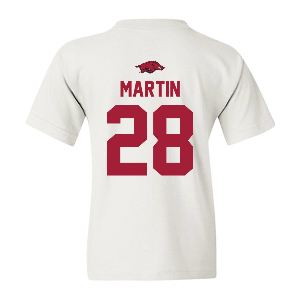 Arkansas - NCAA Baseball : Jordan Martin - Classic Shersey Youth T-Shirt-1