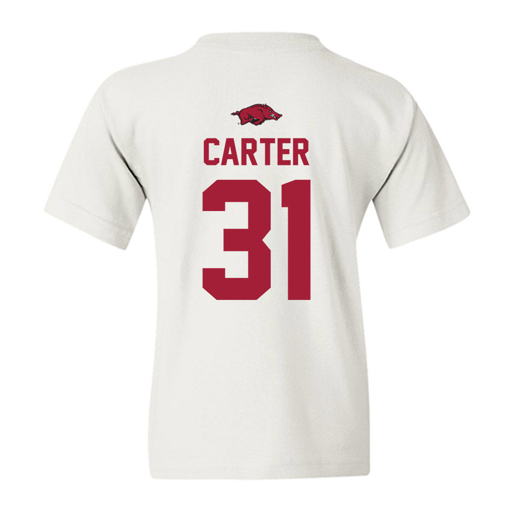 Arkansas - NCAA Baseball : Dylan Carter - Classic Shersey Youth T-Shirt-1