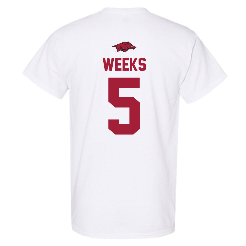 Arkansas - NCAA Women's Volleyball : Kylie Weeks - Classic Shersey T-Shirt-1