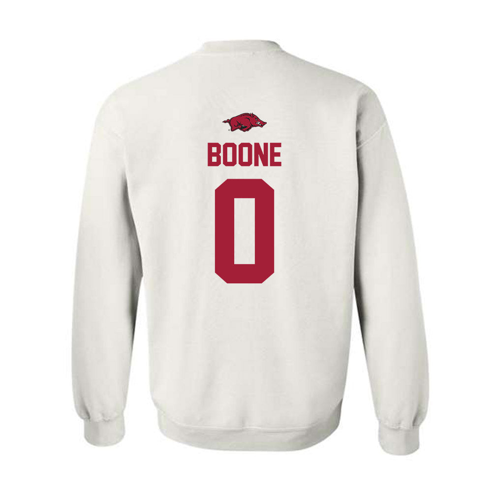 Arkansas - NCAA Football : Justus Boone - Classic Shersey Crewneck Sweatshirt-1