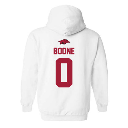 Arkansas - NCAA Football : Justus Boone - Classic Shersey Hooded Sweatshirt-1