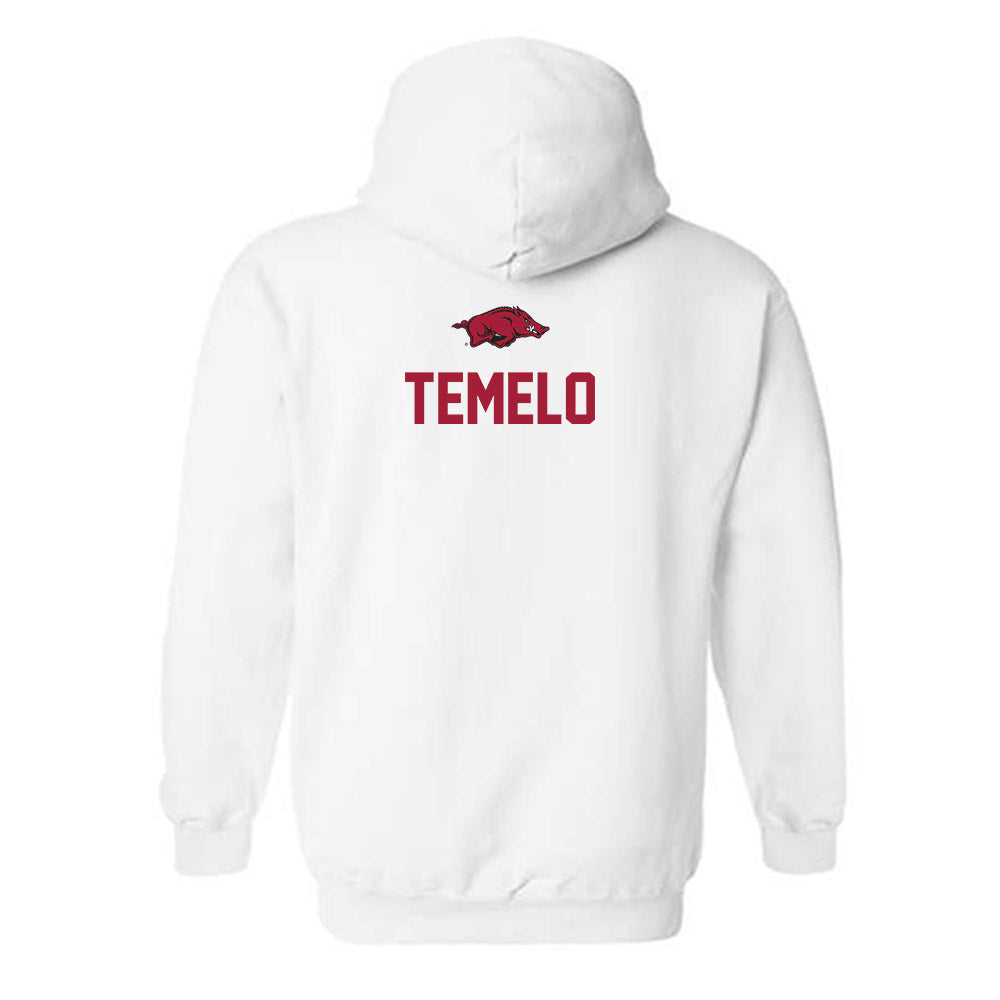 Arkansas - NCAA Women's Golf : Clarisa Temelo - Classic Shersey Hooded Sweatshirt-1