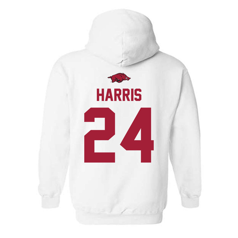 Arkansas - NCAA Football : Andrew Harris - Classic Shersey Hooded Sweatshirt-1