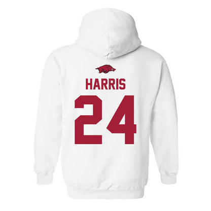 Arkansas - NCAA Football : Andrew Harris - Classic Shersey Hooded Sweatshirt-1