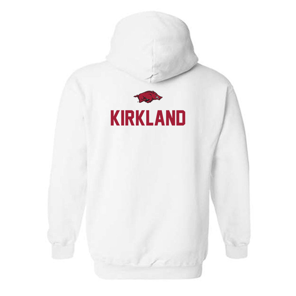 Arkansas - NCAA Women's Track & Field : Morgan Kirkland - Classic Shersey Hooded Sweatshirt-1