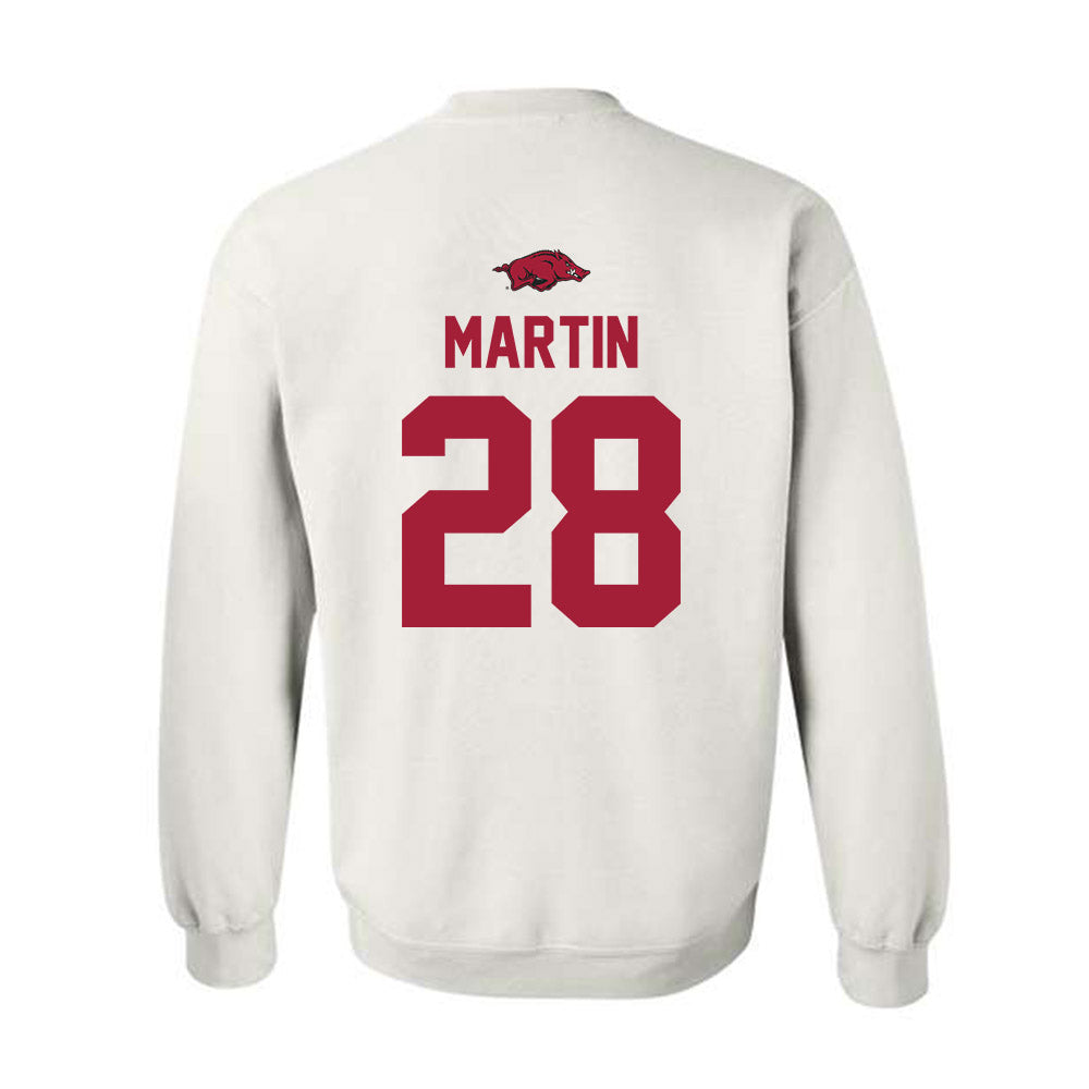 Arkansas - NCAA Baseball : Jordan Martin - Classic Shersey Crewneck Sweatshirt-1