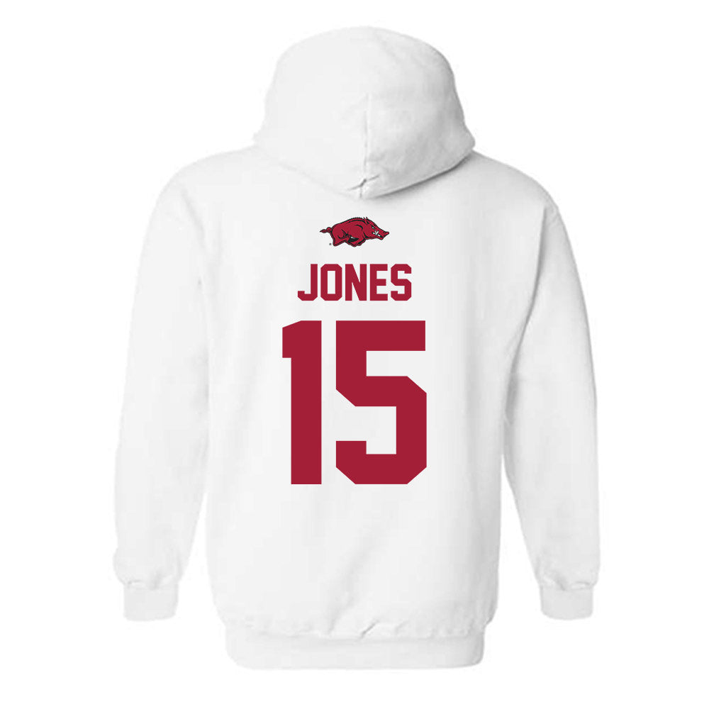 Arkansas - NCAA Women's Soccer : Sabrina Jones - Classic Shersey Hooded Sweatshirt-1