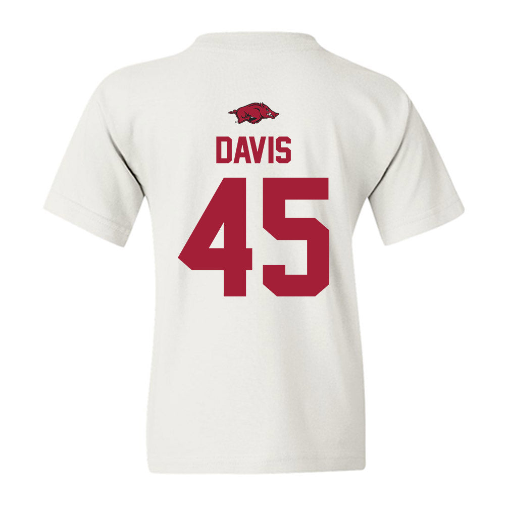 Arkansas - NCAA Football : Preston Davis - Classic Shersey Youth T-Shirt-1