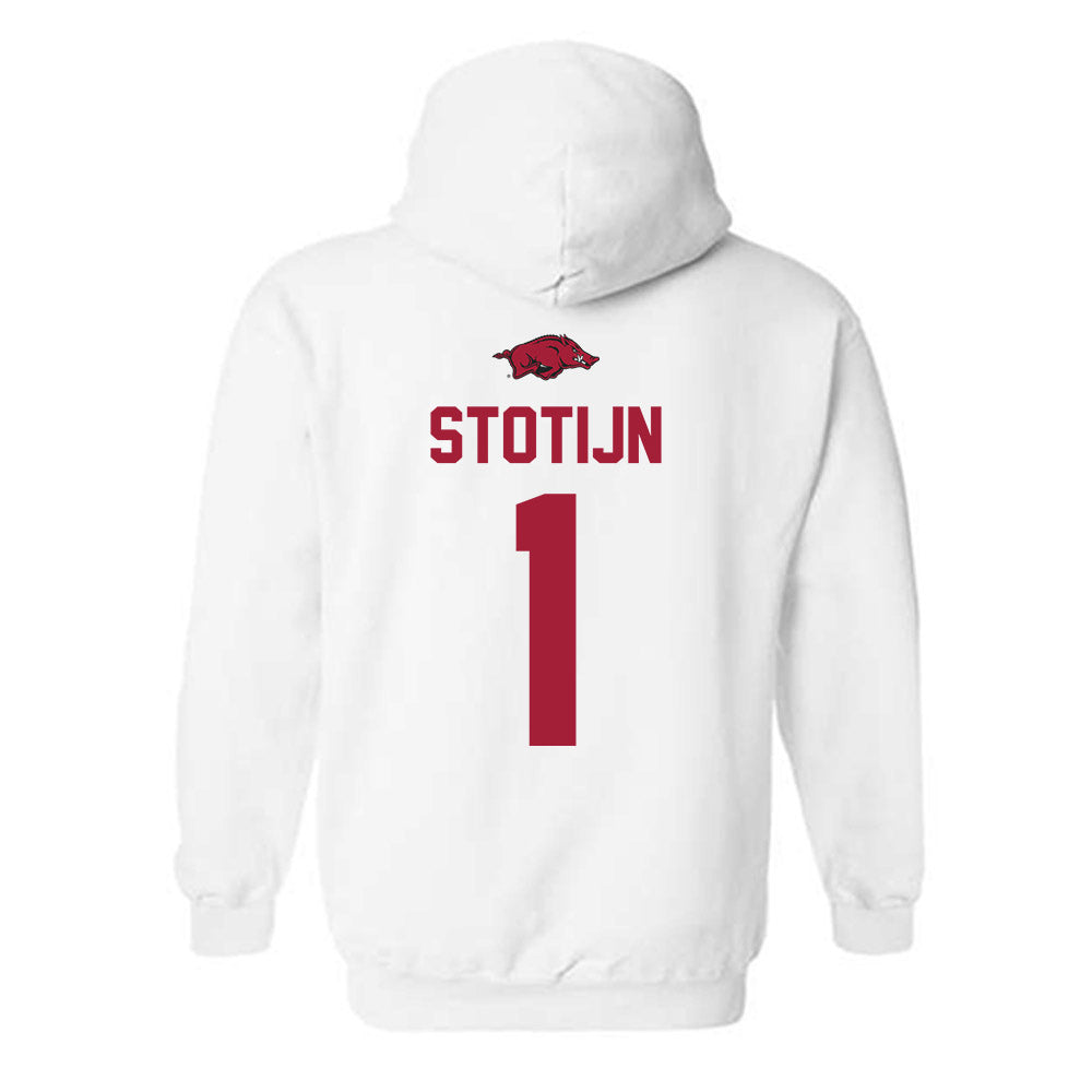 Arkansas - NCAA Women's Basketball : Phoenix Stotijn - Hooded Sweatshirt