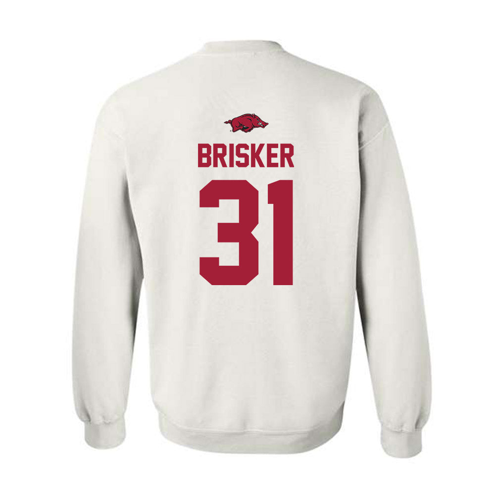 Arkansas - NCAA Football : Blake Brisker - Classic Shersey Crewneck Sweatshirt-1