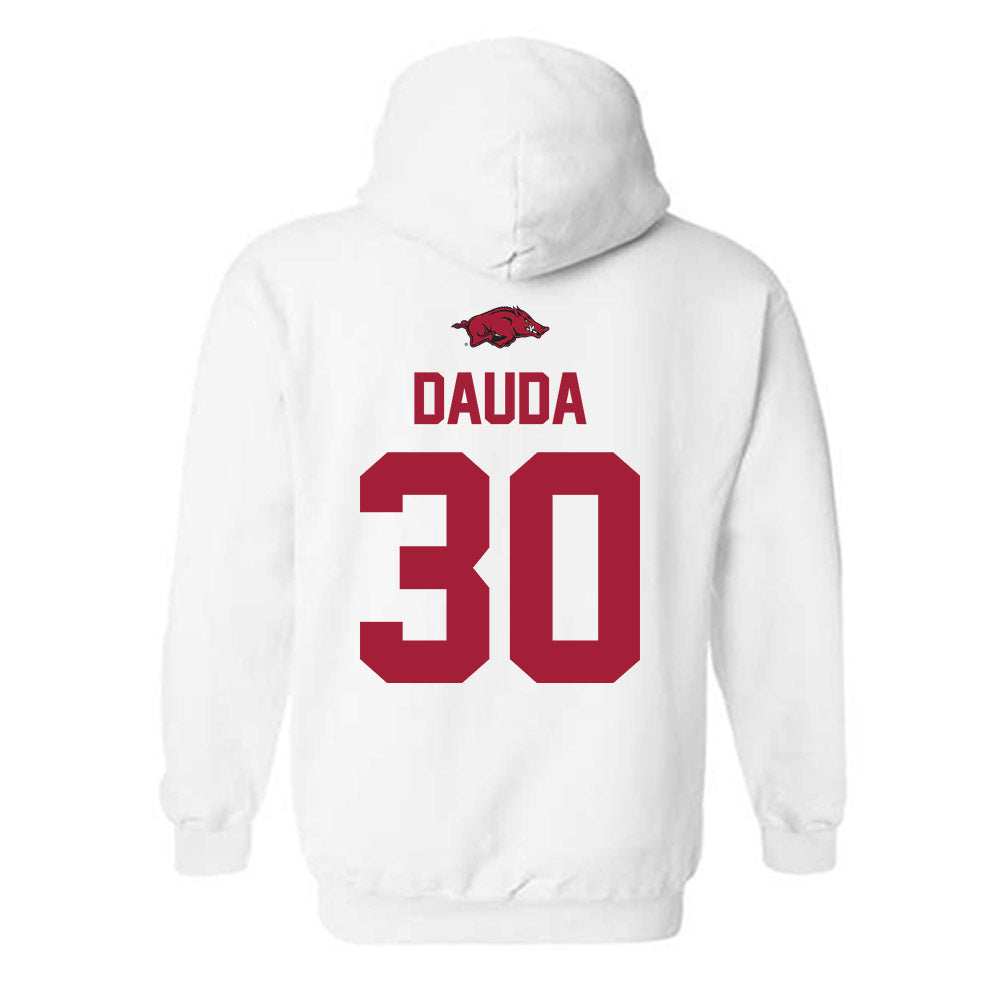 Arkansas - NCAA Women's Basketball : Maryam Dauda - Classic Shersey Hooded Sweatshirt-1