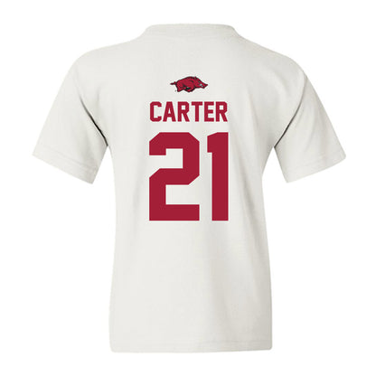 Arkansas - NCAA Softball : Ava Carter - Youth T-Shirt-1