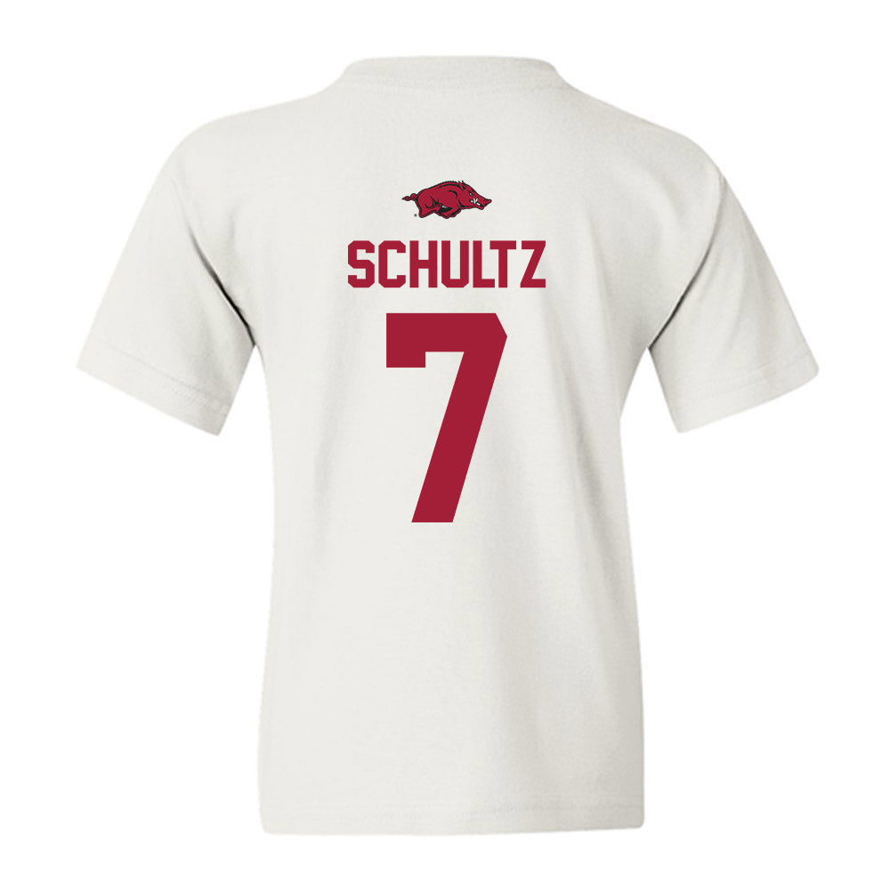 Arkansas - NCAA Women's Soccer : Macy Schultz - Classic Shersey Youth T-Shirt-1