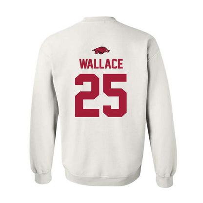 Arkansas - NCAA Football : Tavion Wallace - Classic Shersey Crewneck Sweatshirt-1