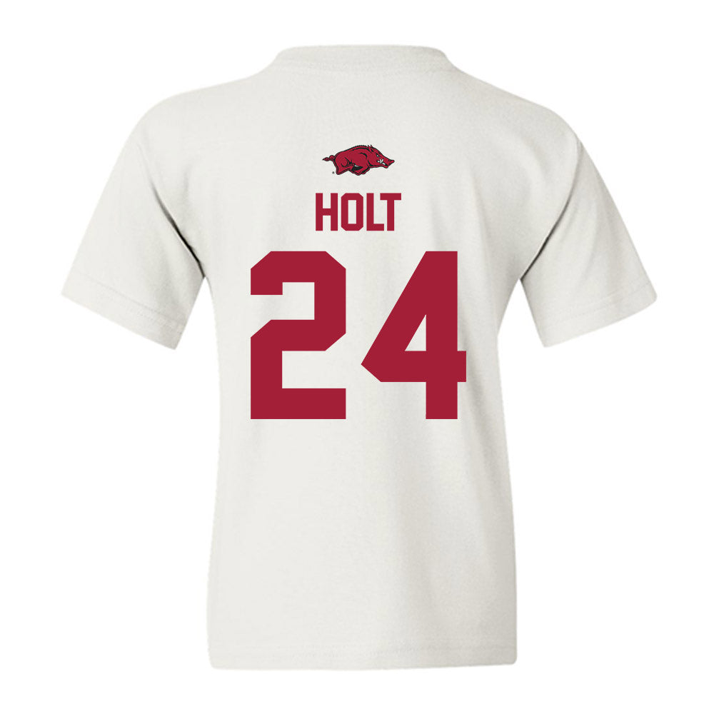 Arkansas - NCAA Baseball : Peyton Holt - Classic Shersey Youth T-Shirt-1